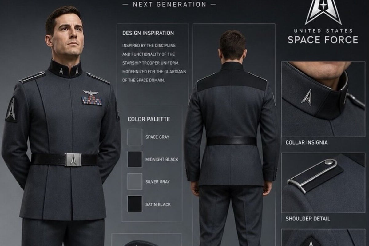 Trump’s Space Force Uniform Design Sparks Sci-Fi Comparisons and Criticism Trump’s Space Force Uniform Design Sparks Sci-Fi Comparisons and Criticism