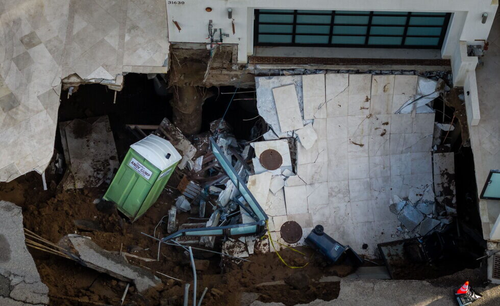 Nicolas Cage’s Malibu Mansion Driveway Collapses, Revealing Large Sinkhole