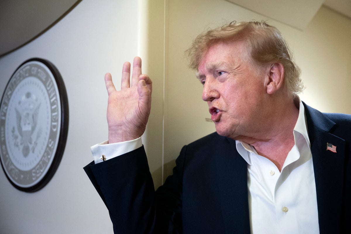President Trump Shares Personal Air Force One Playlist with Press Corps