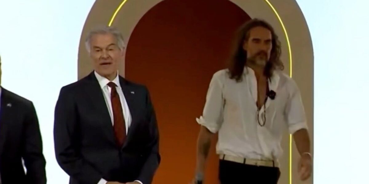 Russell Brand and Dr. Oz Face Backlash Over Joke About Hugging Trump Cabinet Member