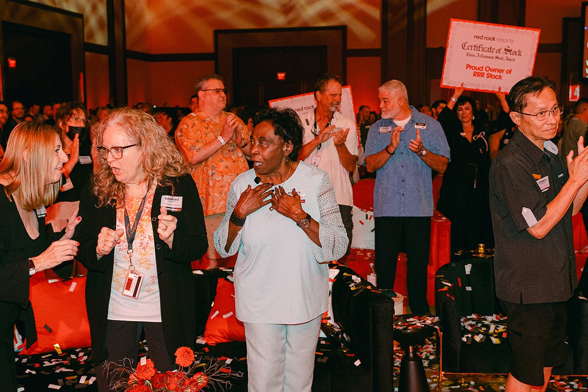 Las Vegas Casino Operator Gives M in Stock to Employees for 50th Anniversary Las Vegas Casino Operator Gives M in Stock to Employees for 50th Anniversary