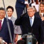 Trump Draws Criticism for Winter Gear at Xi Jinping’s Airport Welcome Trump Draws Criticism for Winter Gear at Xi Jinping’s Airport Welcome