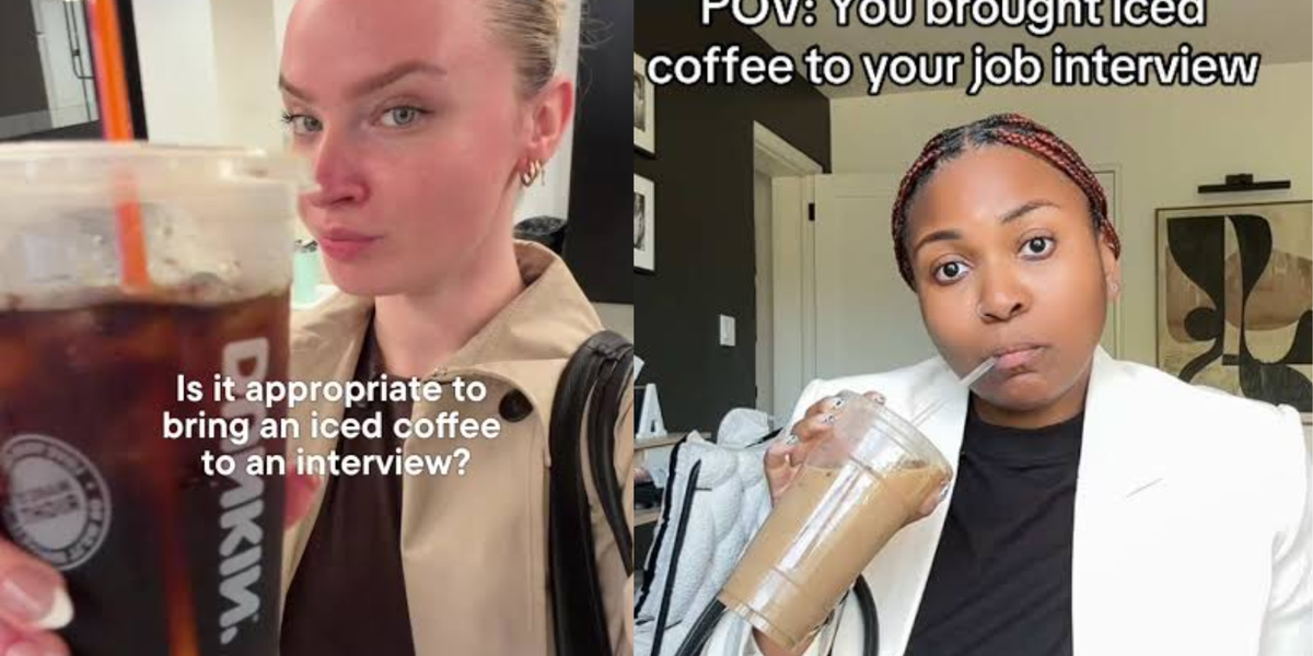 Is Iced Coffee a Job Interview No-Go? Gen Z and Employers Weigh In Is Iced Coffee a Job Interview No-Go? Gen Z and Employers Weigh In