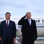 Trump’s Photo with Xi Includes Only Natalie Harp, No Melania