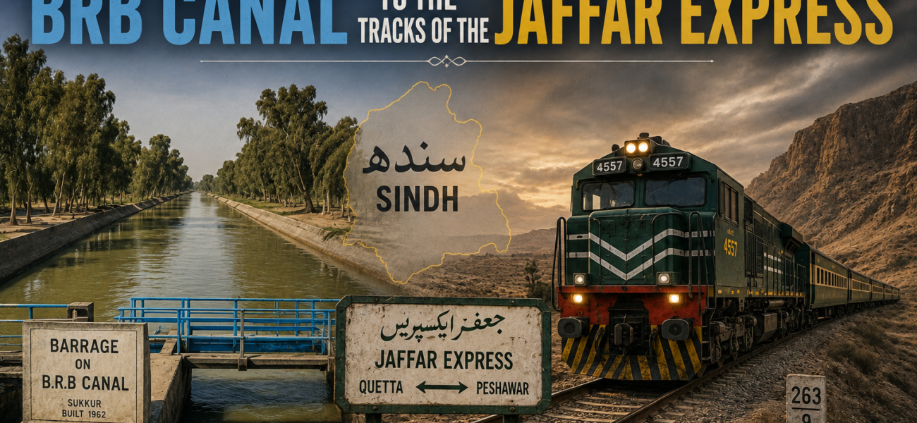 From the Banks of the BRB Canal to the Tracks of the Jaffar Express
