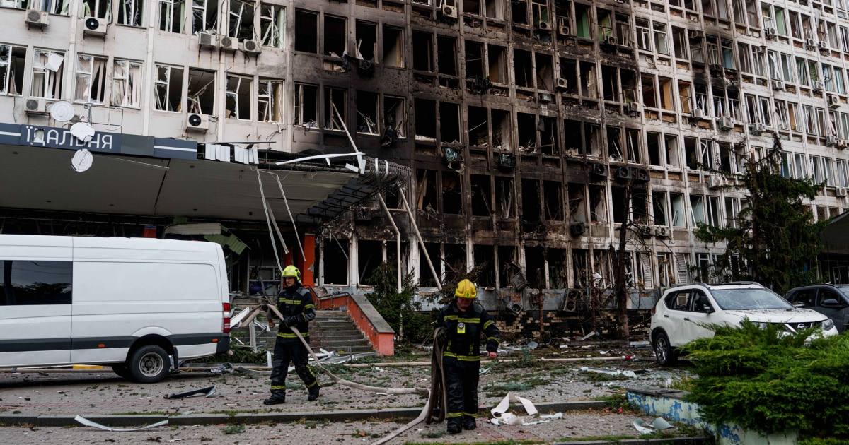 Russia Launches Drone Attacks on Kyiv Before Zelenskyy’s U.N. Speech Russia Launches Drone Attacks on Kyiv Before Zelenskyy’s U.N. Speech