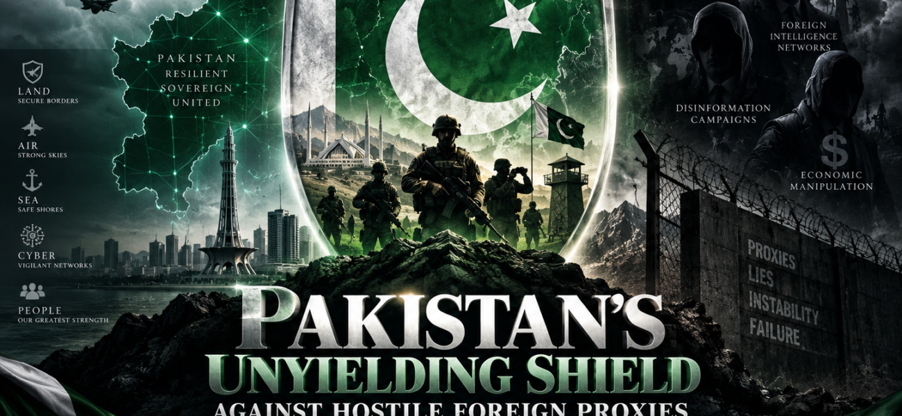 Pakistan’s Unyielding Shield Against Hostile Foreign Proxies Pakistan’s Unyielding Shield Against Hostile Foreign Proxies