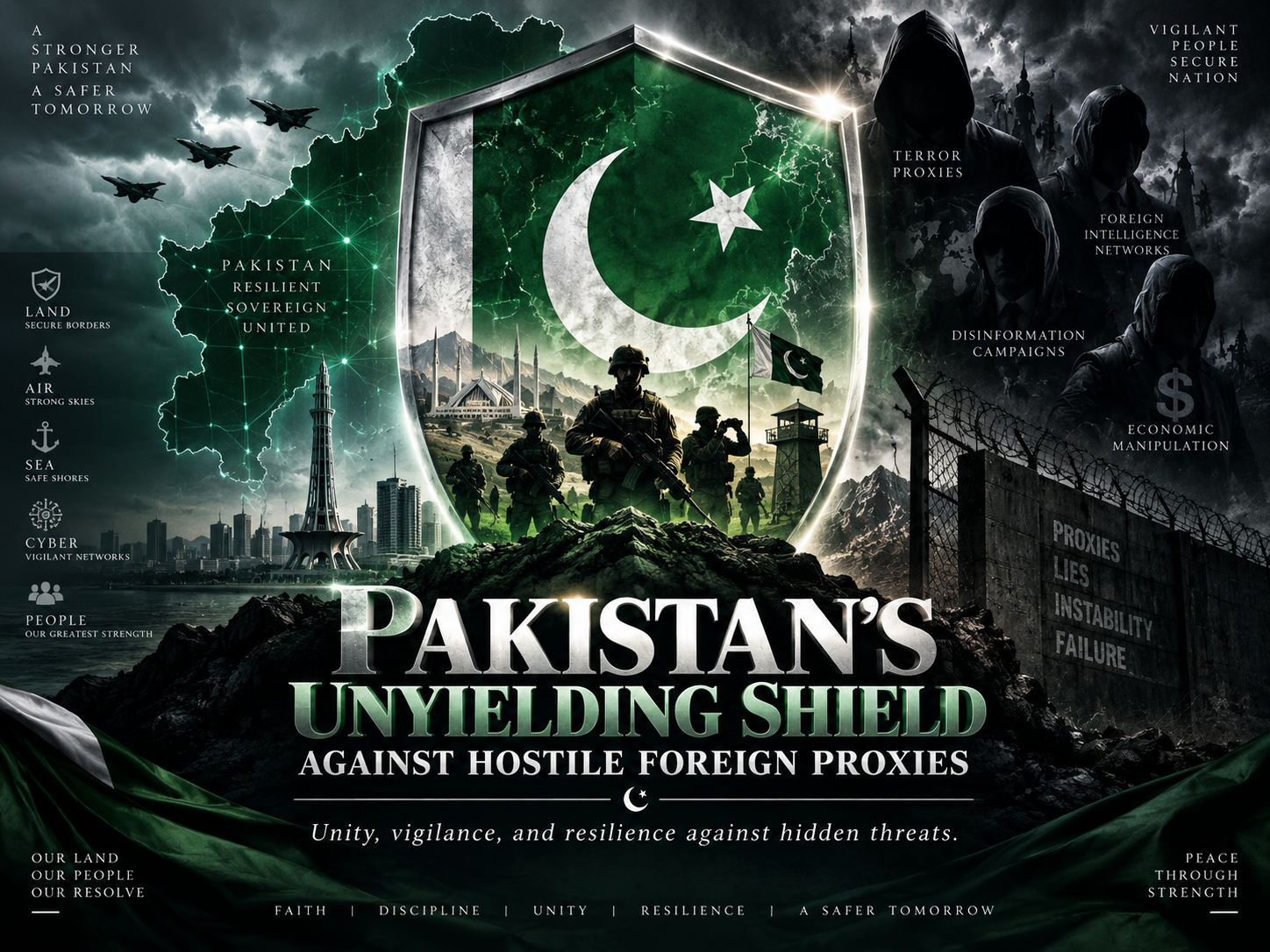 Pakistan’s Unyielding Shield Against Hostile Foreign Proxies Pakistan’s Unyielding Shield Against Hostile Foreign Proxies