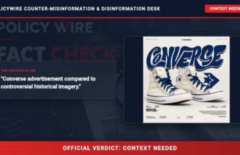 POLICY WIRE FACT CHECK: Converse Ad Compared to Lynching and KKK Imagery, Company Apologizes POLICY WIRE FACT CHECK: Converse Ad Compared to Lynching and KKK Imagery, Company Apologizes