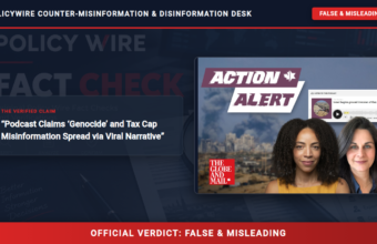 POLICY WIRE FACT CHECK: Podcast Claims ‘Genocide’ and Tax Cap Misinformation Spread via Viral Narrative POLICY WIRE FACT CHECK: Podcast Claims ‘Genocide’ and Tax Cap Misinformation Spread via Viral Narrative