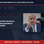 POLICY WIRE FACT CHECK: No Basis for Claim That Bato Dela Rosa Is Under Trump’s Protection POLICY WIRE FACT CHECK: No Basis for Claim That Bato Dela Rosa Is Under Trump’s Protection