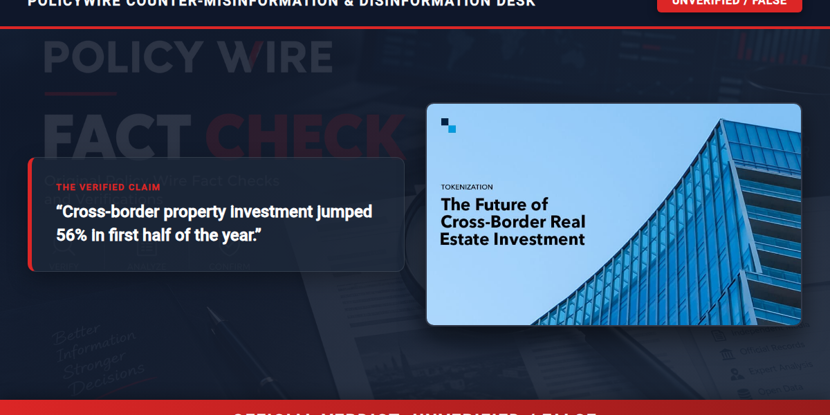 POLICY WIRE FACT CHECK: Cross-border property investment jumped 56% in first half, data shows