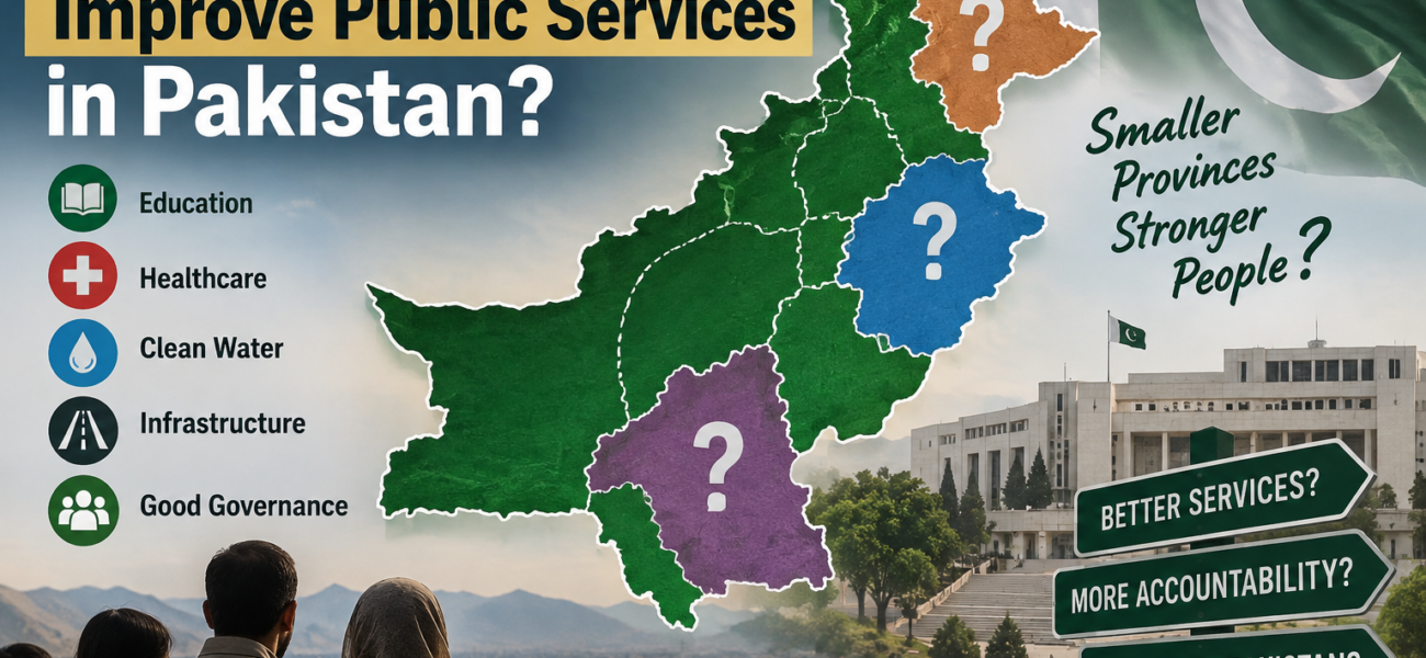 Can New Provinces Improve Public Services in Pakistan? Can New Provinces Improve Public Services in Pakistan?