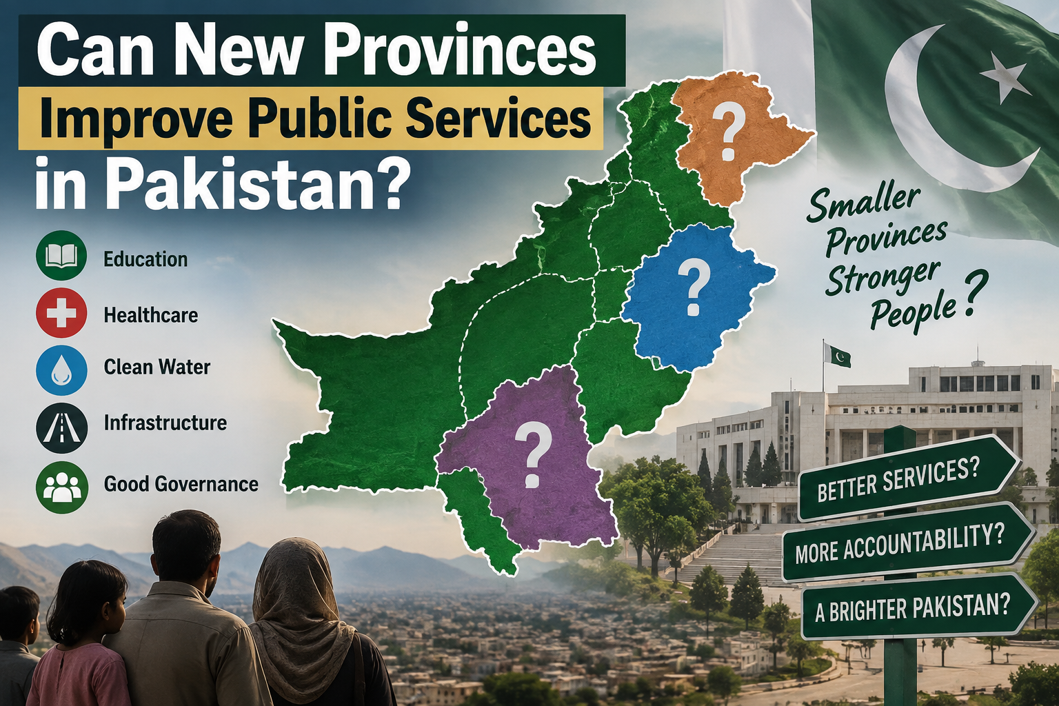 Can New Provinces Improve Public Services in Pakistan?