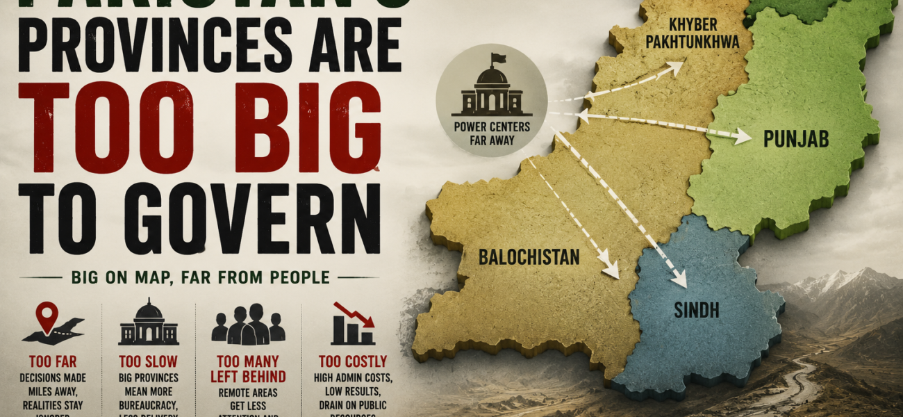 Pakistan’s Provinces Are Too Big to Govern Pakistan’s Provinces Are Too Big to Govern