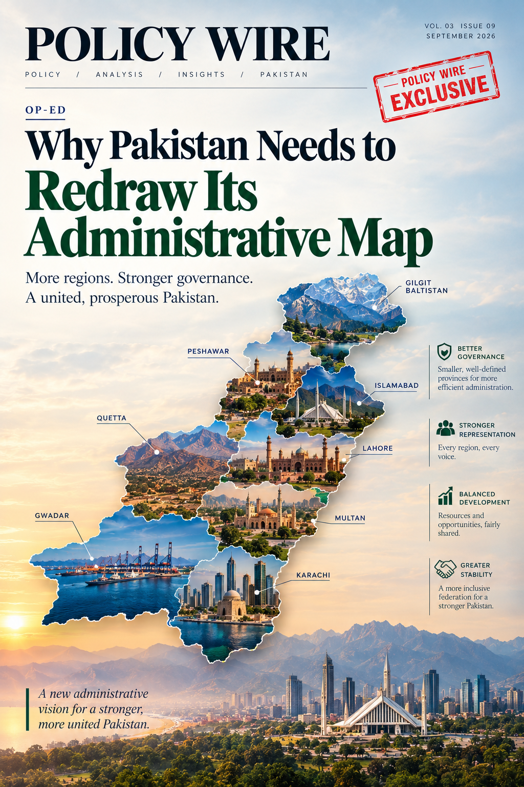 WHY PAKISTAN NEEDS TO REDRAW ITS ADMINISTRATIVE MAP