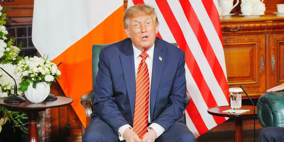 Trump Expresses Support for United Ireland During Visit to Dublin Trump Expresses Support for United Ireland During Visit to Dublin