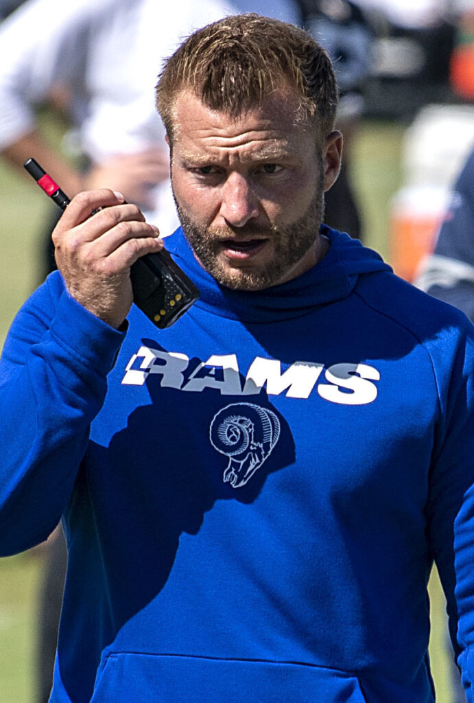POLICY WIRE FACT CHECK: Rams’ Sean McVay reveals wife’s reality check after mulling media jump following losing season in 2022 POLICY WIRE FACT CHECK: Rams’ Sean McVay reveals wife’s reality check after mulling media jump following losing season in 2022