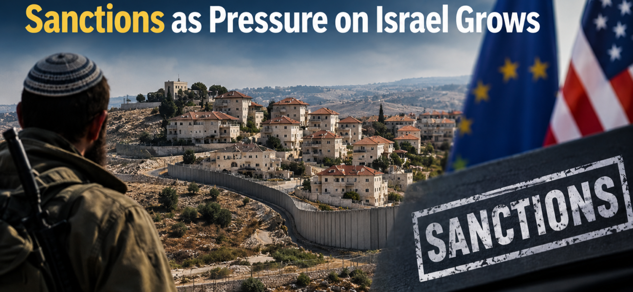 West Bank Settlements Face Sanctions as Pressure on Israel Grows