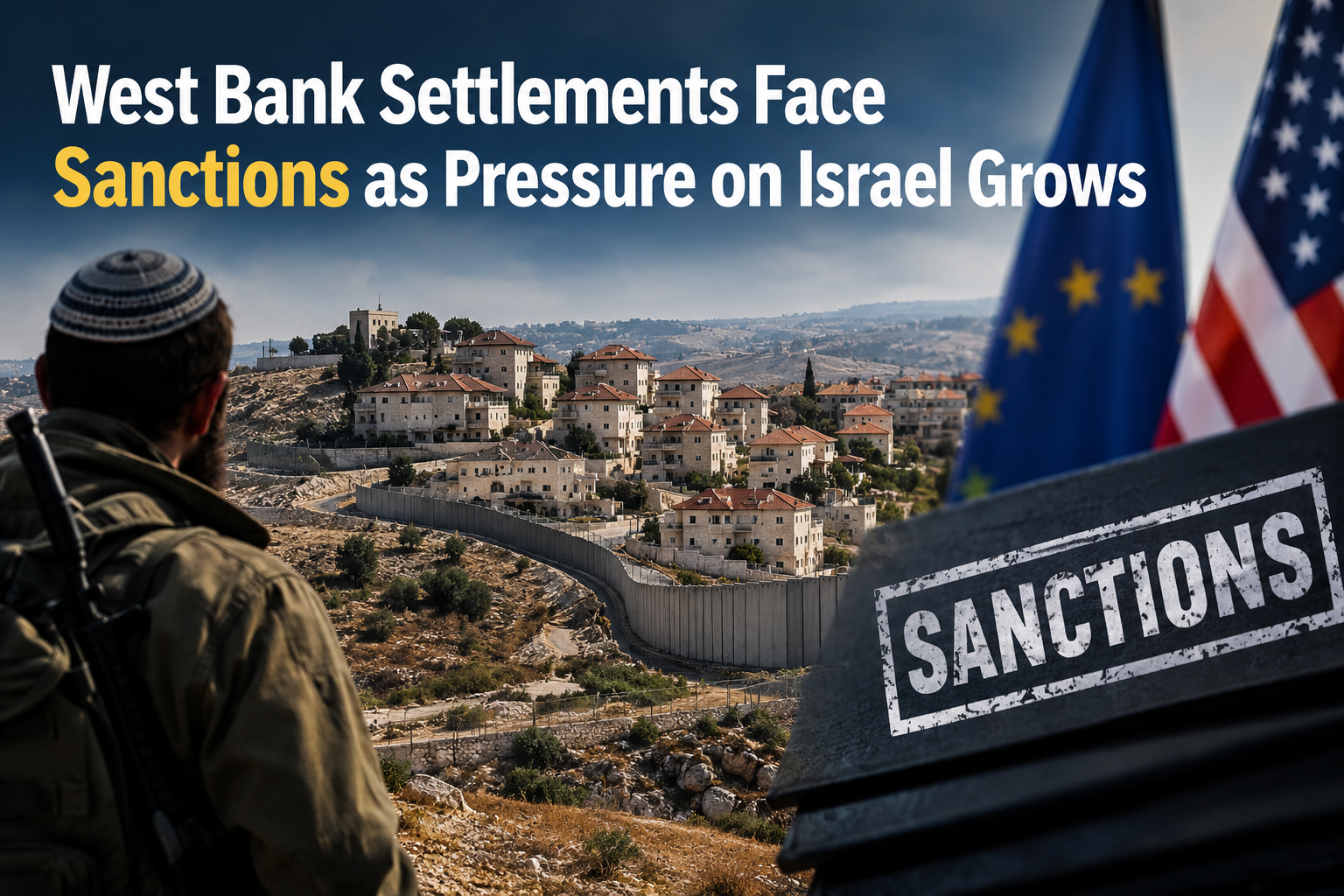 West Bank Settlements Face Sanctions as Pressure on Israel Grows