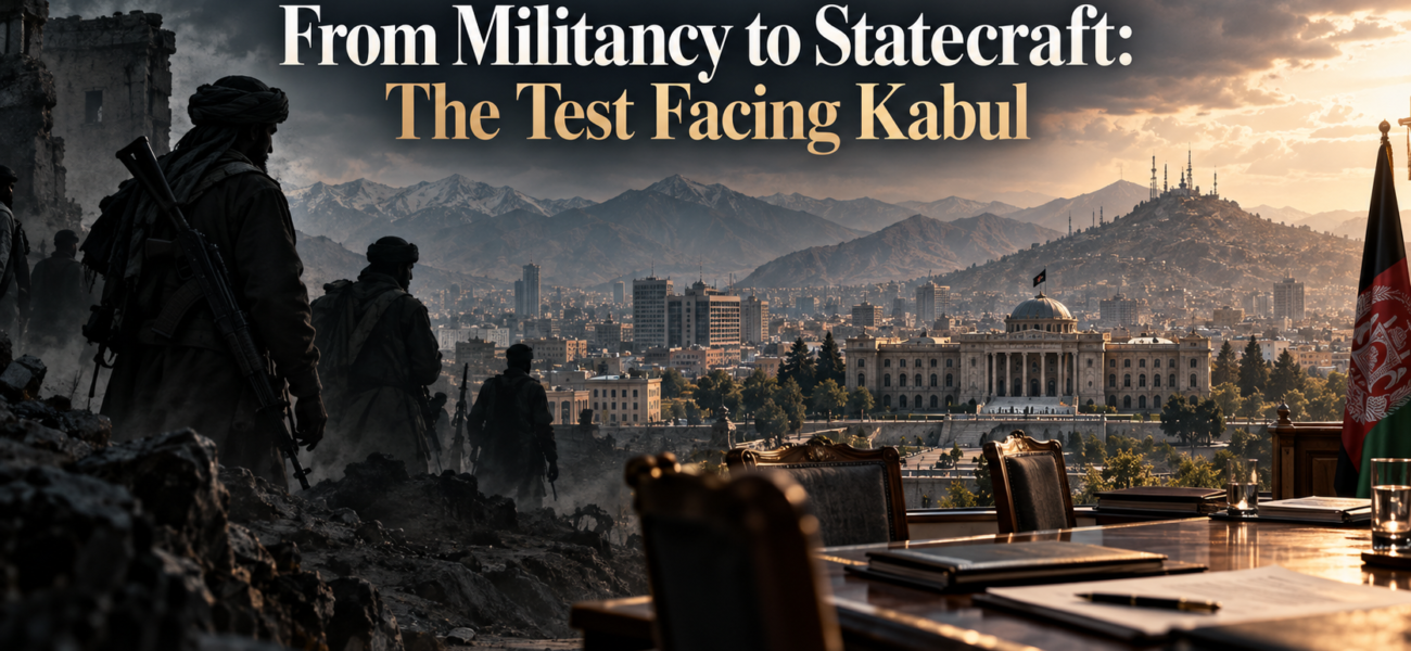 From Militancy to Statecraft: The Test Facing Kabul From Militancy to Statecraft: The Test Facing Kabul