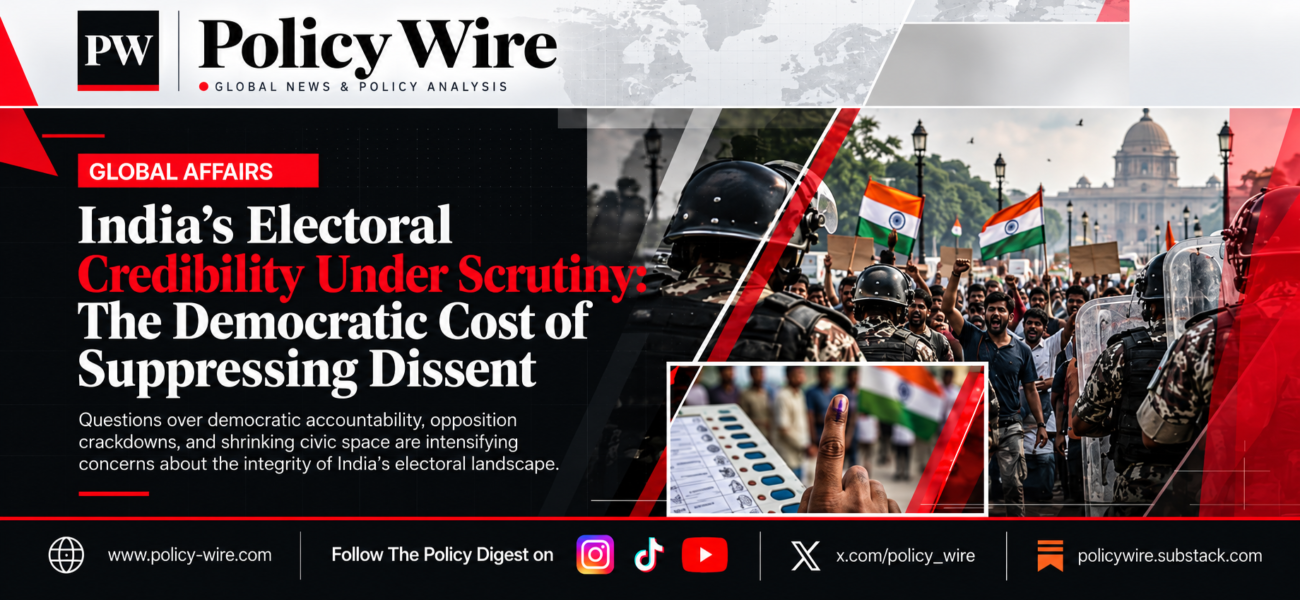 India’s Electoral Credibility Under Scrutiny: The Democratic Cost of Suppressing Dissent