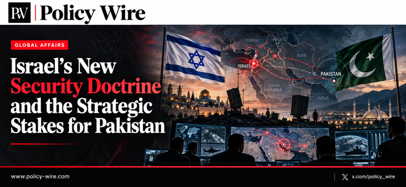 Israel’s New Security Doctrine and the Strategic Stakes for Pakistan