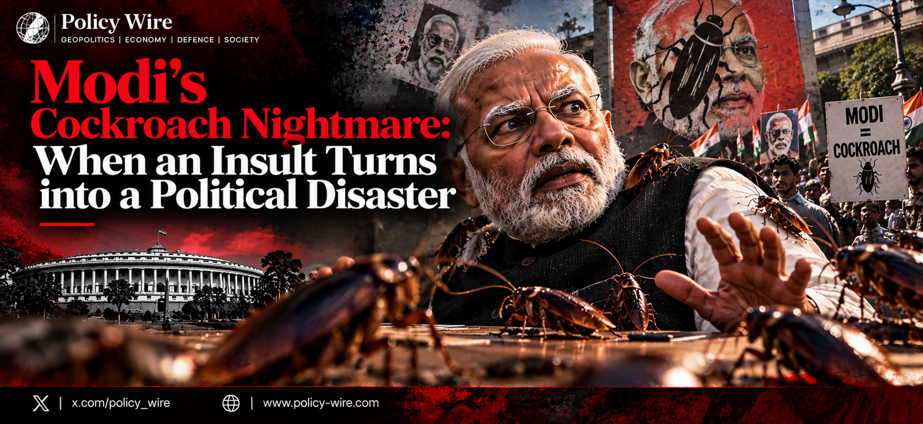 Modi’s Cockroach Nightmare: When an Insult Turns into a Political Disaster