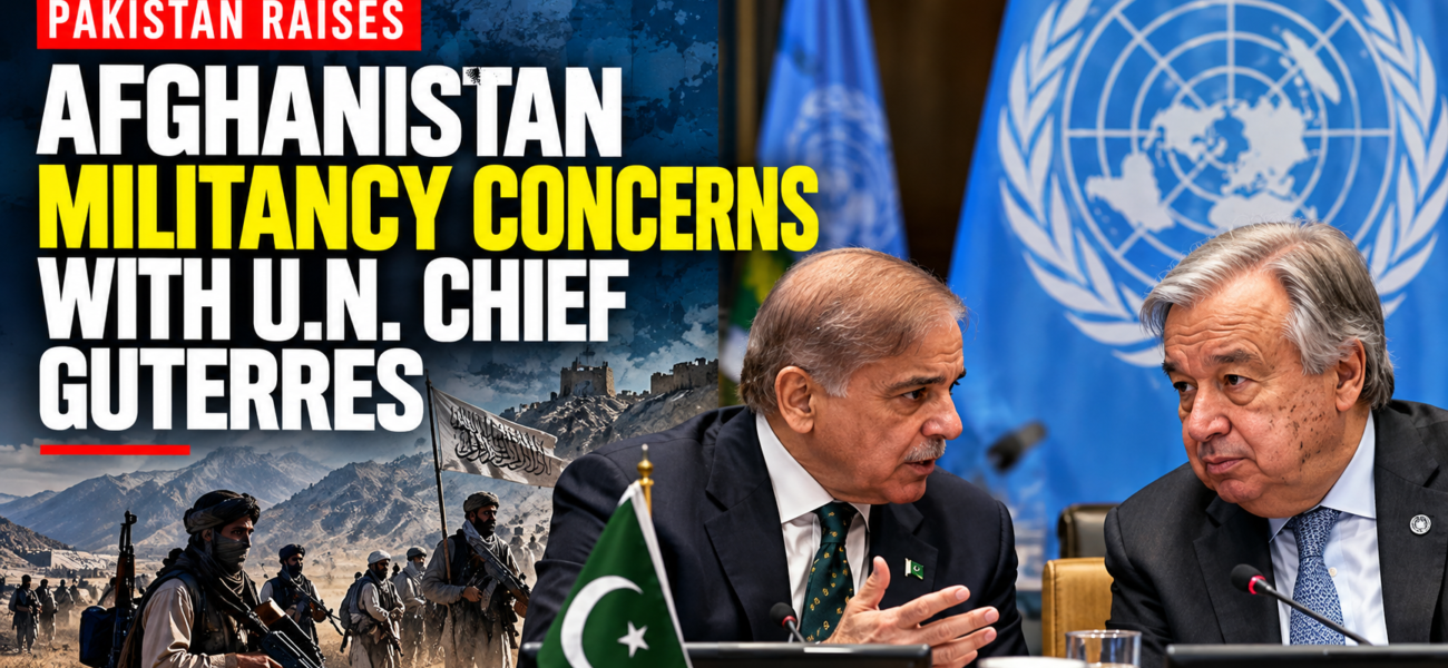 Pakistan Raises Afghanistan Militancy Concerns With U.N. Chief Guterres