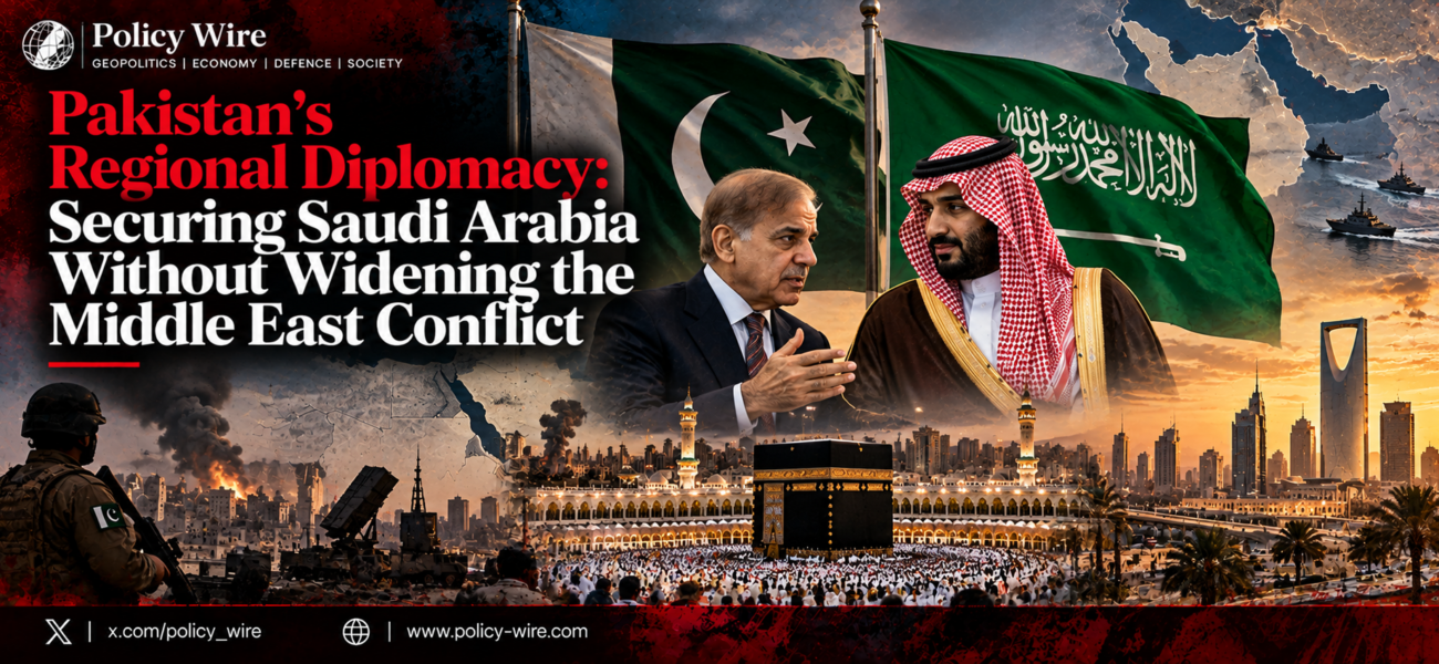Pakistan’s Regional Diplomacy: Securing Saudi Arabia Without Widening the Middle East Conflict