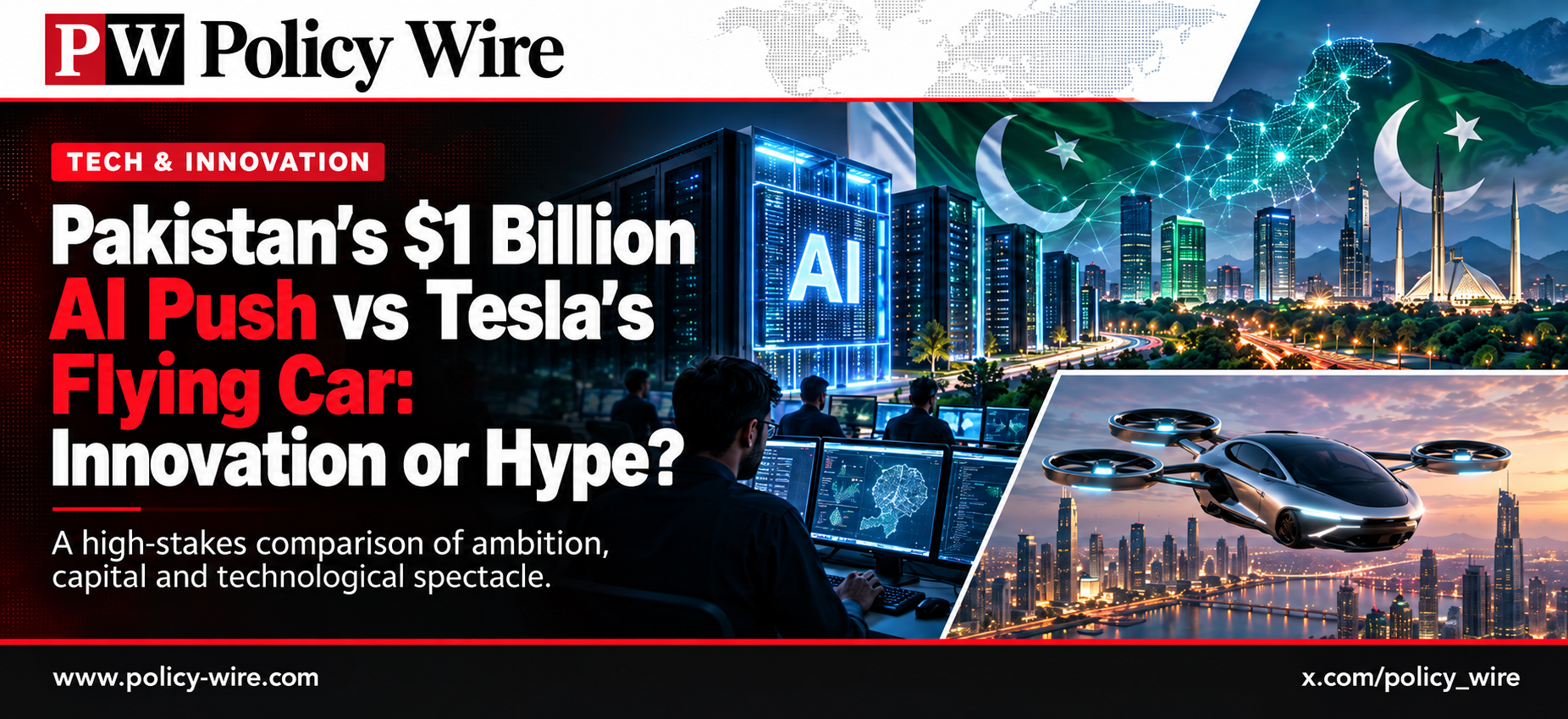 Pakistan’s Billion AI Push vs Tesla’s Flying Car: Innovation or Hype? Pakistan’s Billion AI Push vs Tesla’s Flying Car: Innovation or Hype?