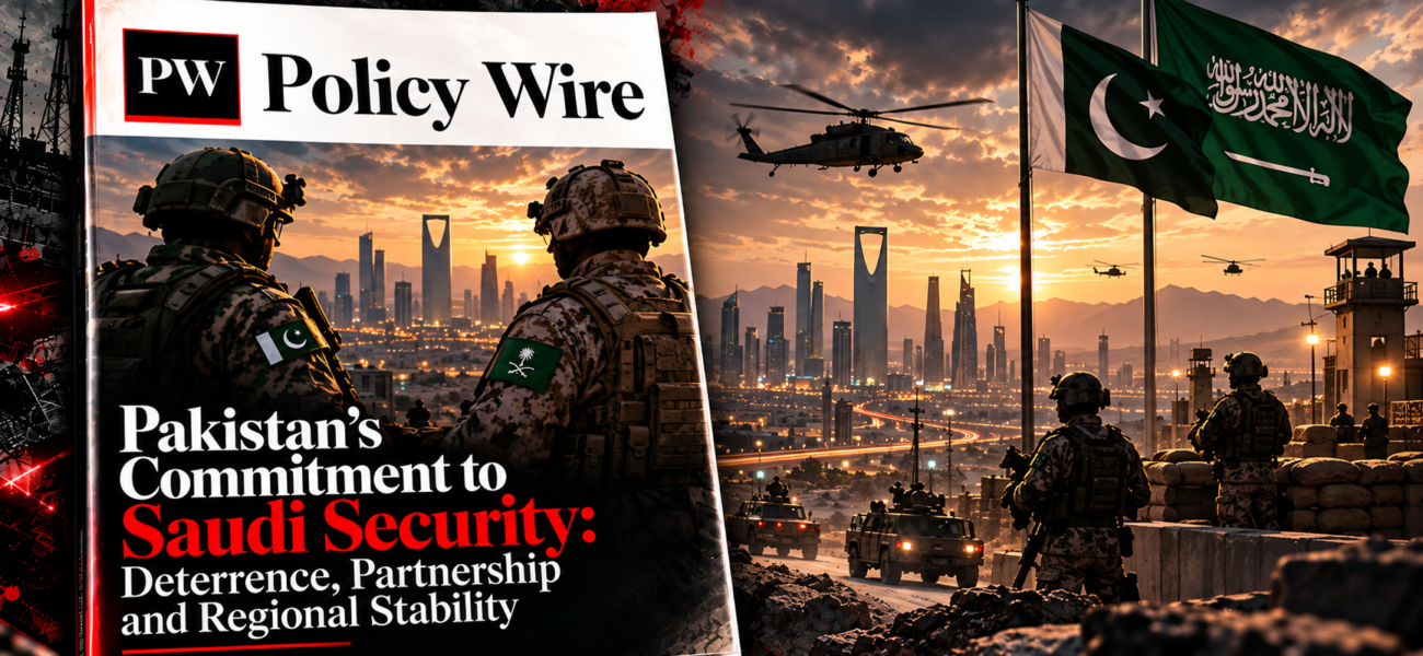 Pakistan’s Commitment to Saudi Security: Deterrence, Partnership and Regional Stability Pakistan’s Commitment to Saudi Security: Deterrence, Partnership and Regional Stability