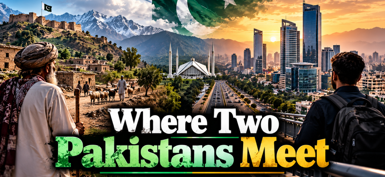 Where Two Pakistans Meet Where Two Pakistans Meet