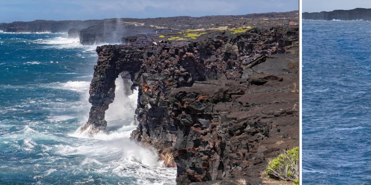 Iconic Holei Sea Arch Collapses Into Pacific Following Tropical Storm Nolo