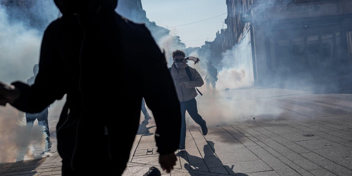 Teen Suffers Severe Injury After Picking Up Police Grenade During French School Protests Teen Suffers Severe Injury After Picking Up Police Grenade During French School Protests