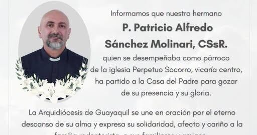 Priest Fatally Struck by Falling Crucifix During Livestreamed Mass in Ecuador Priest Fatally Struck by Falling Crucifix During Livestreamed Mass in Ecuador