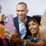 Hakeem Jeffries Hails Democratic Momentum as He Tours Key House Battlegrounds Hakeem Jeffries Hails Democratic Momentum as He Tours Key House Battlegrounds