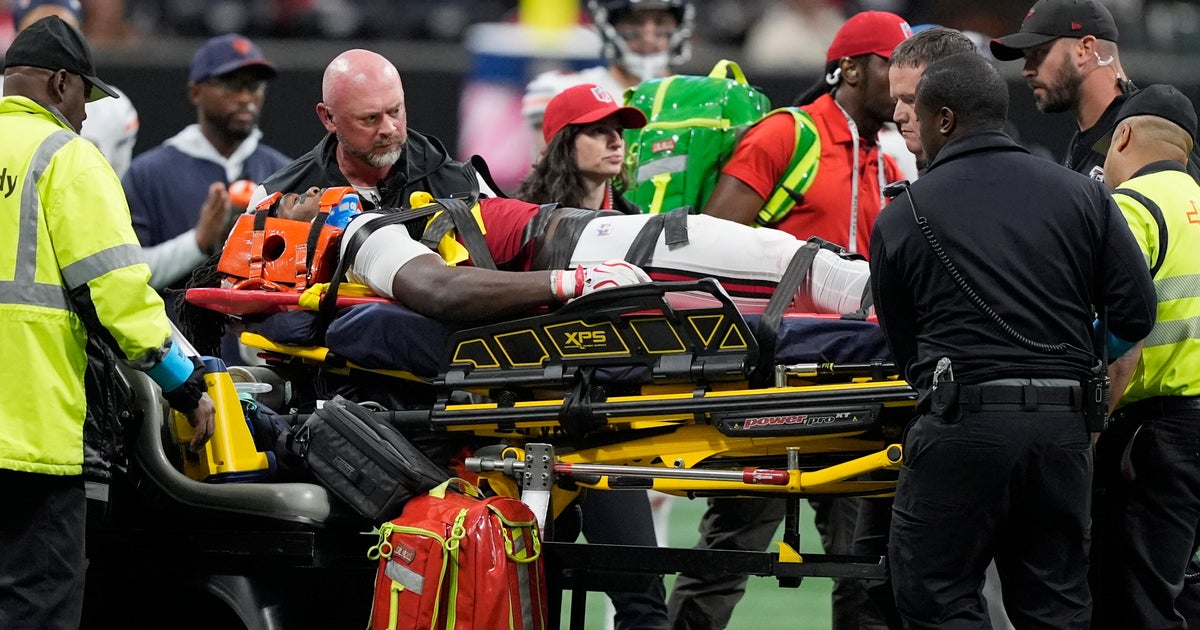 Falcons Rookie Kendal Daniels Hospitalized Following Serious Neck Injury Against Bears