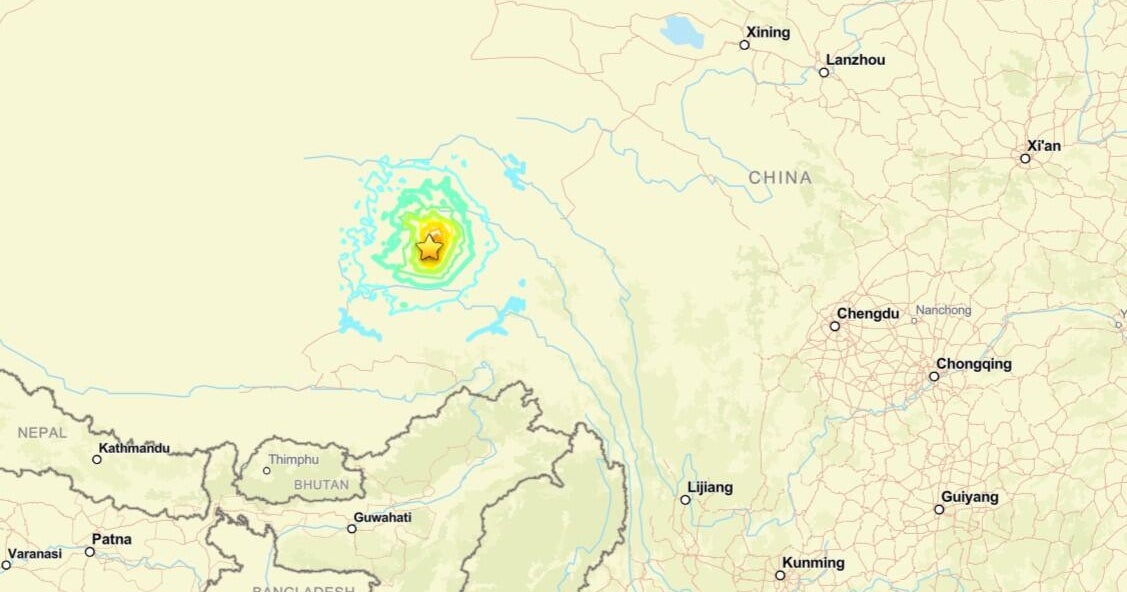 7.0 Magnitude Earthquake Strikes Tibet, Leaving at Least 16 Dead