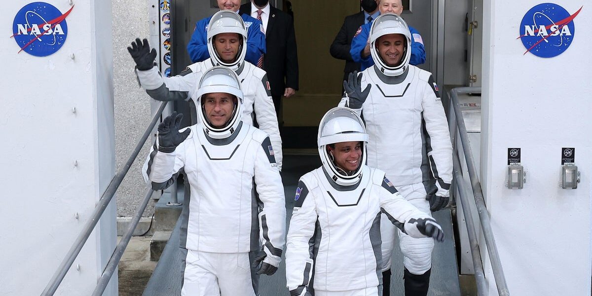 SpaceX Launches Crew 13 to Space Station, Including Astronaut Set to Miss Third Child’s Birth