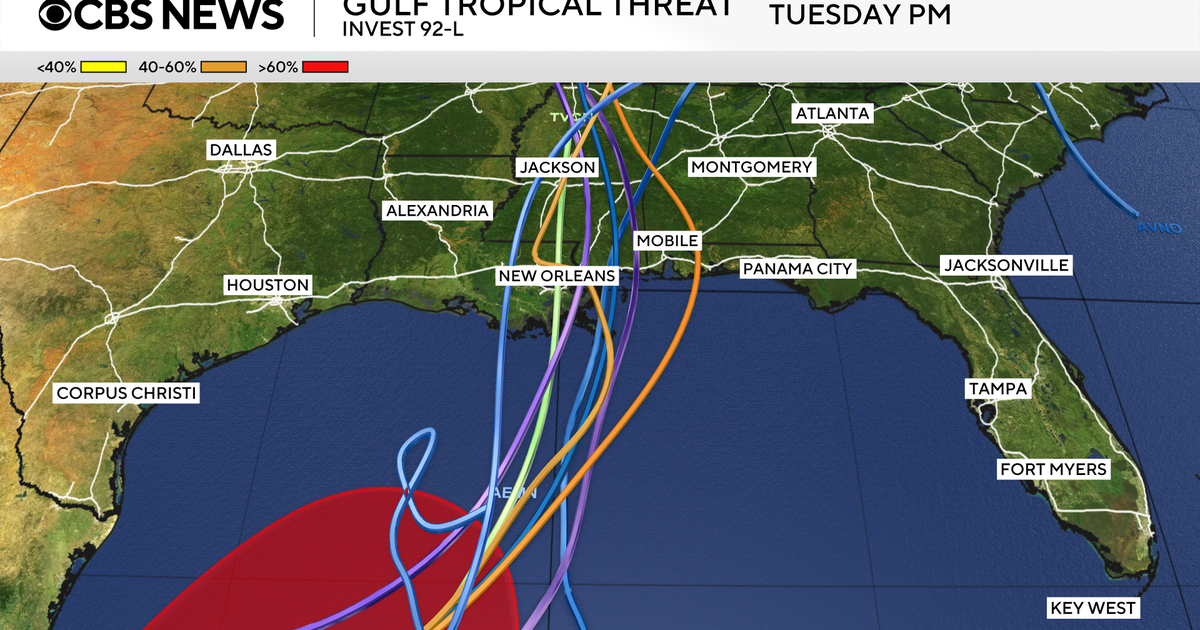 Tropical Threat Brews in Gulf of Mexico With U.S. Impact Possible This Weekend