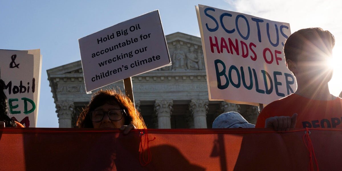 Supreme Court Hears Challenge Over Climate Lawsuit Against Energy Giants