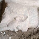 Egyptian Farmer’s Discovery Leads to Unearthing of Massive Ramses II Statues Egyptian Farmer’s Discovery Leads to Unearthing of Massive Ramses II Statues