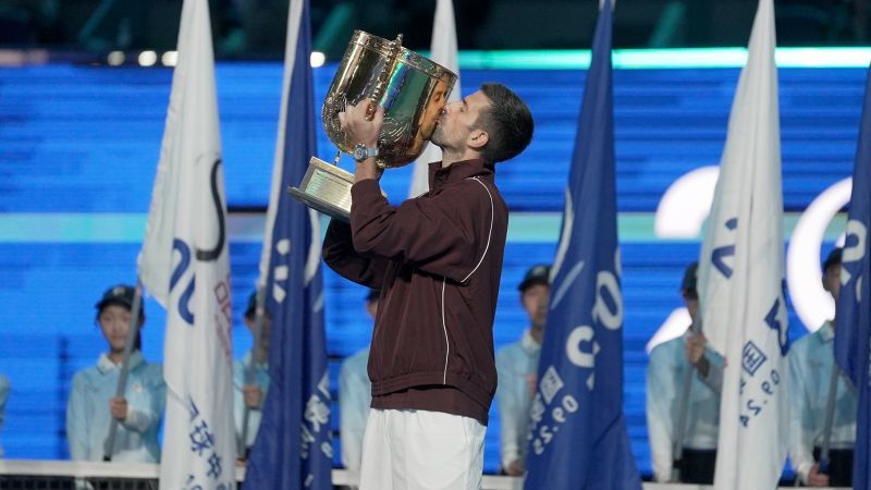 39-Year-Old Djokovic Claims 7th China Open Title After Opponent Retires
