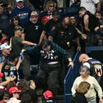 MAGA Crowd Confronts Protester at Trump Rally, Internet Demands Legal Action MAGA Crowd Confronts Protester at Trump Rally, Internet Demands Legal Action