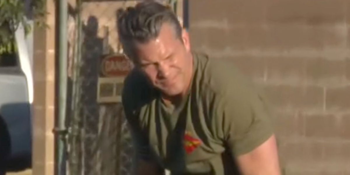 Hegseth Laughs at Fitness Fiasco During Military Workout Hegseth Laughs at Fitness Fiasco During Military Workout