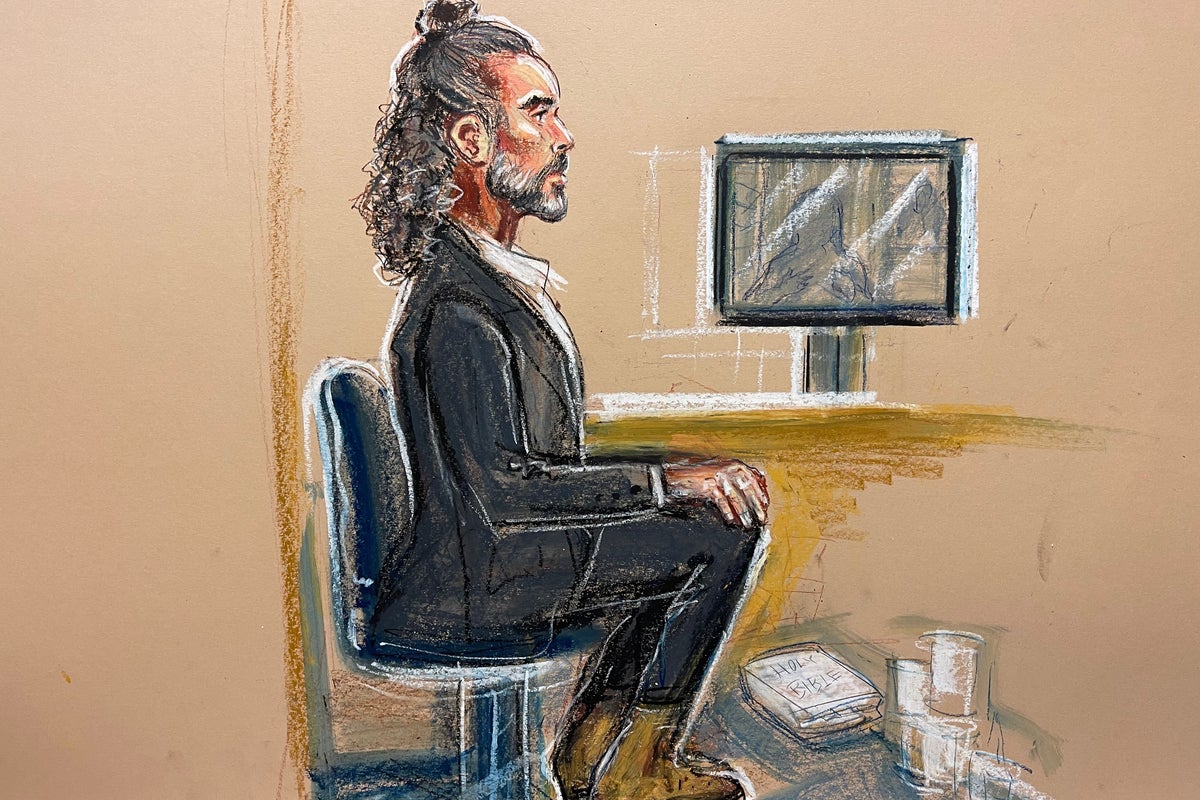 Russell Brand Maintains Rigid Composure as High-Profile Rape Trial Enters Third Day Russell Brand Maintains Rigid Composure as High-Profile Rape Trial Enters Third Day