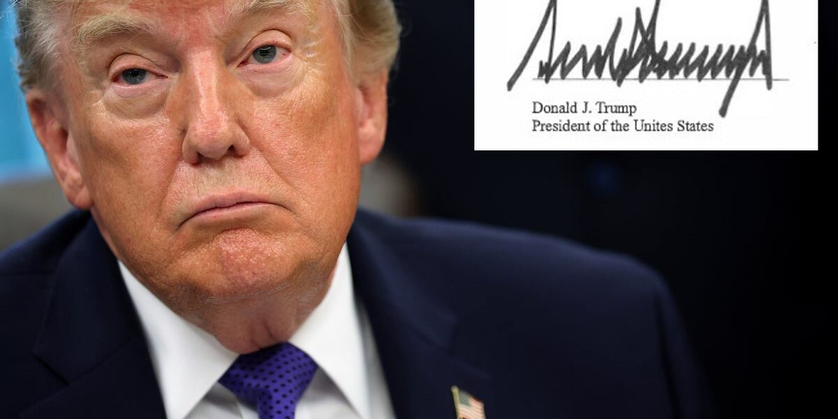 Trump’s AI Pact Riddled with Spelling Mistake, Sparks Online Jabs