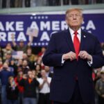 Trump Faces Protester in Wasilla, Alaska Rally While Campaigning for Midterms Trump Faces Protester in Wasilla, Alaska Rally While Campaigning for Midterms
