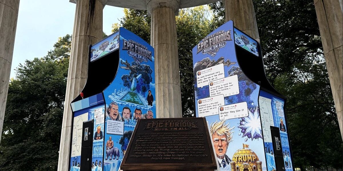 Anti-Trump Activists Launch New Video Game in DC to Mock Greenland Ambitions